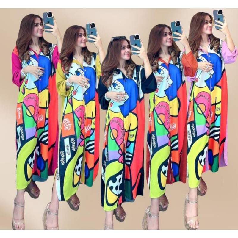 Dress Gamis Midi Lolipop RGB