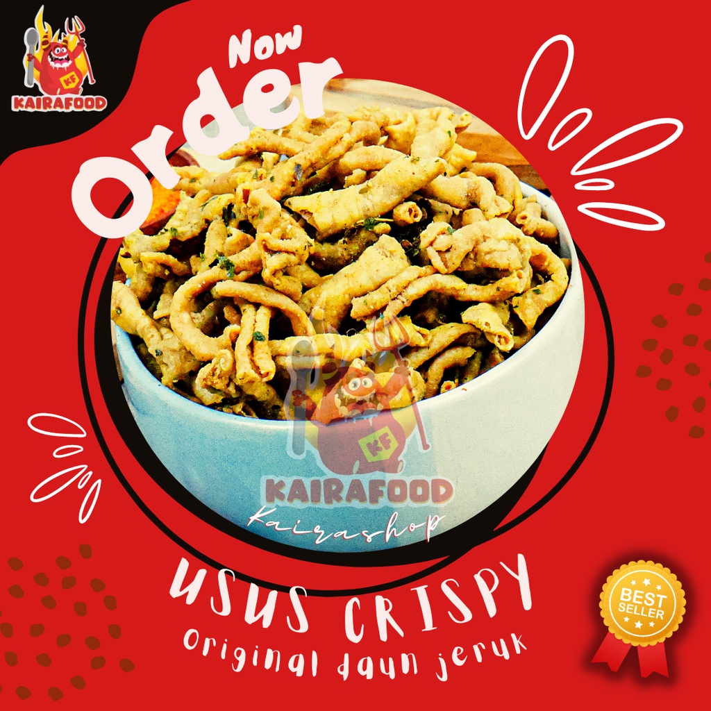 USUS CRISPY VIRAL| PEDAS DAUN JERUK | USUS KRISPI