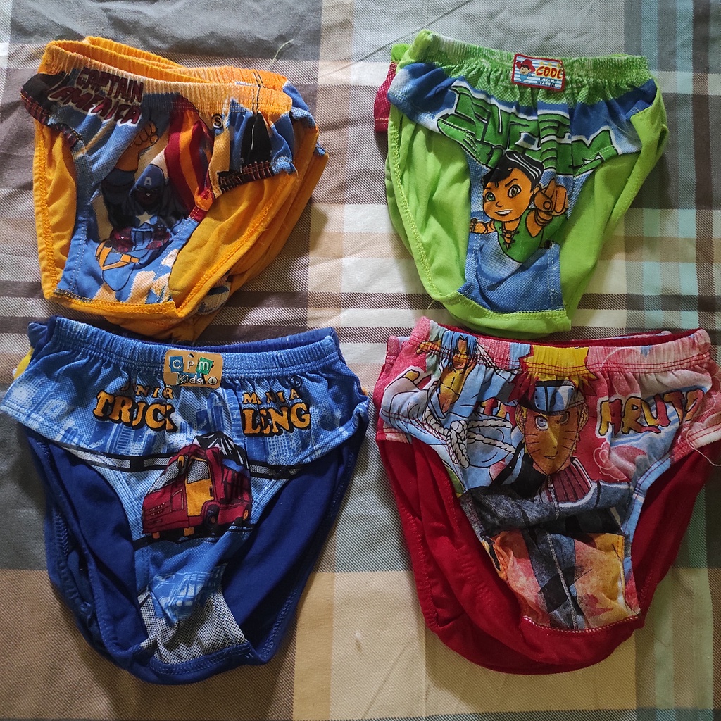 1 Lusin Celana Dalam Anak Karakter