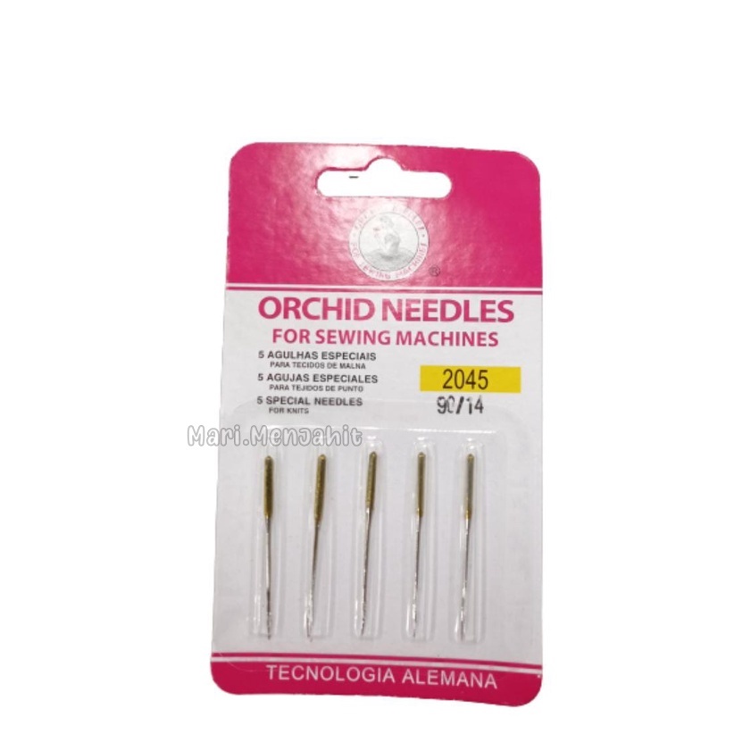 Jarum Anti Loncat HAx1 Orchid Needle Untuk Mesin Jahit Portable Rumah Tangga / Klasik Hitam Butterfly Singer Classic Jadul Original HA x 1