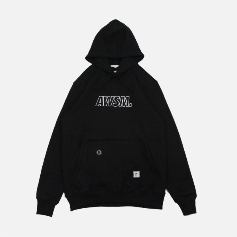 HOODIE HITAM RATTLE - AWSM