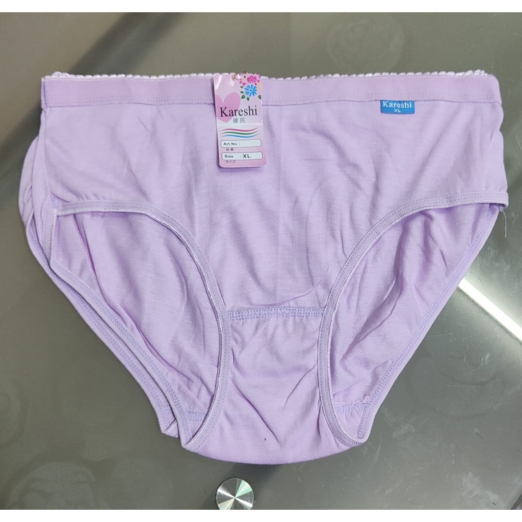 6 Pcs Celana Dalam Perempuan CD Wanita Dewasa Kareshi Karet Lebar Art 9905