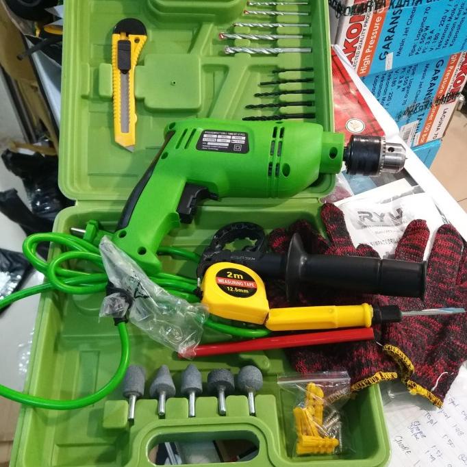 PAKET MESIN BOR TEMBOK RYU RID 13-1 REB MESIN BOR BETON TEKIRO RYU