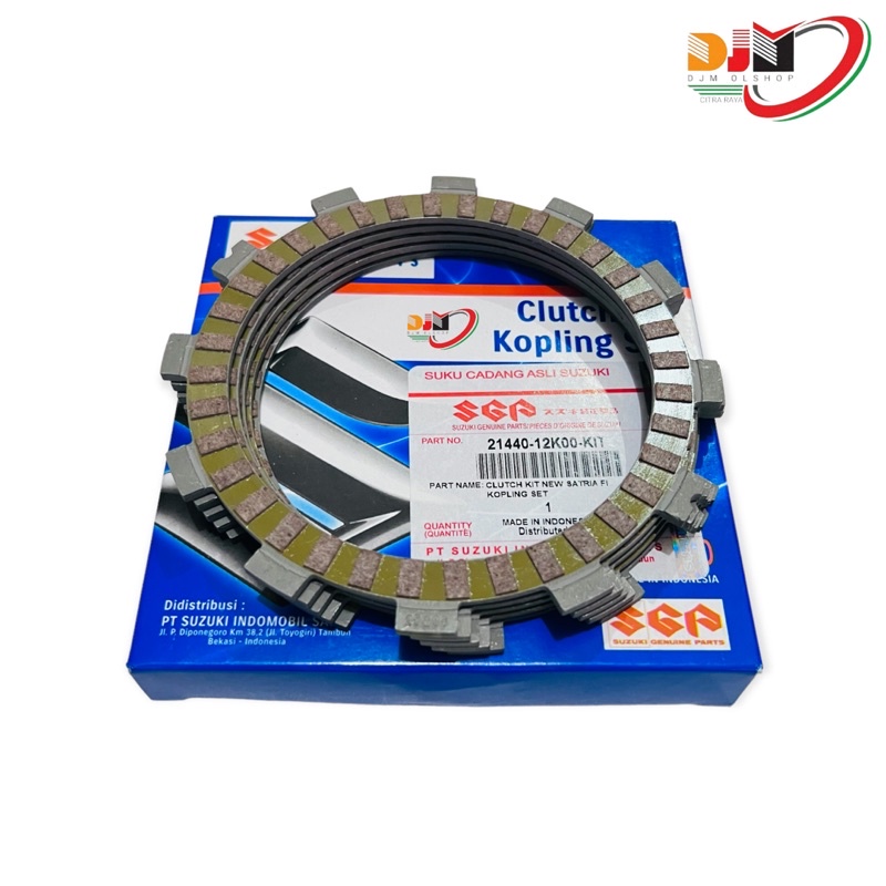 Kampas Kopling Suzuki Satria Fu Injeks GSX 150R Original SGP 21440-12K00-KIT