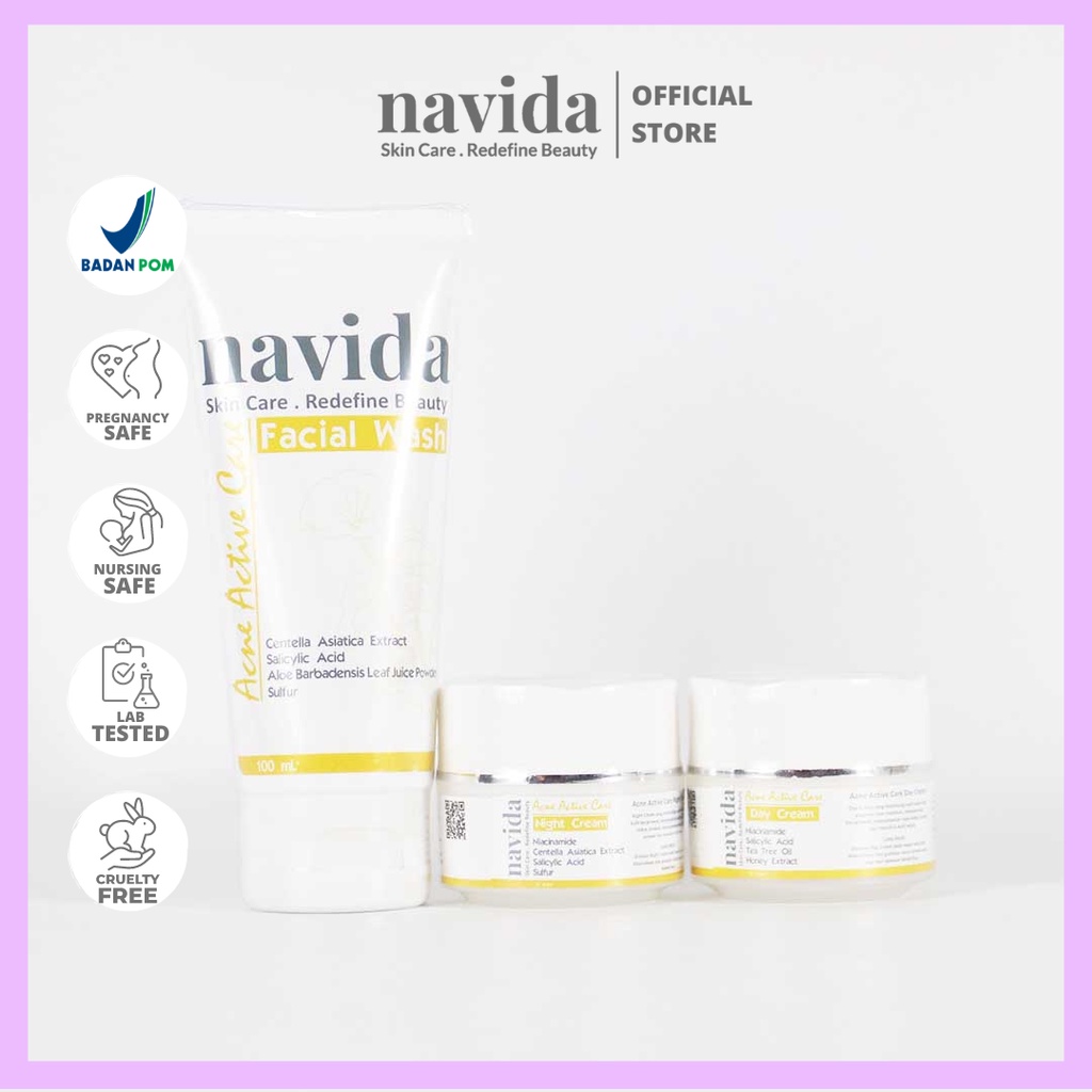Navida Skin Care - Acne Mini Package - Skincare Wajah BPOM