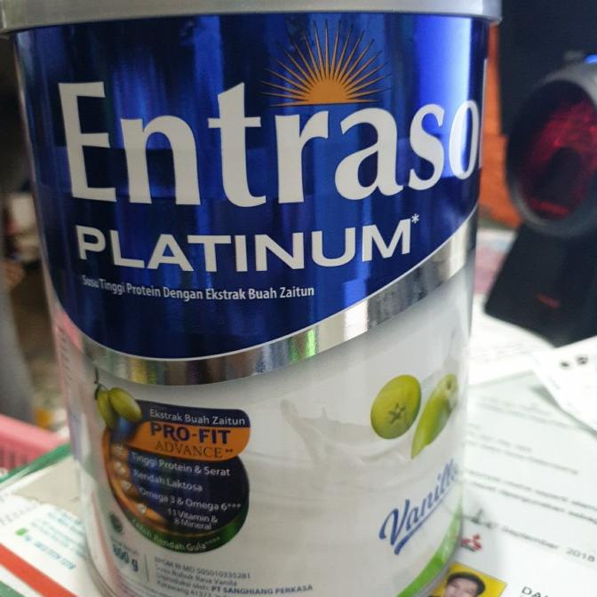 

[ COD ] ENTRASOL PLATINUM VANILA 800GR