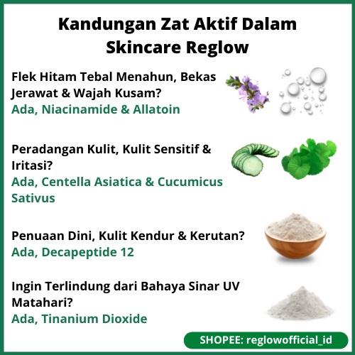 Facial Wash Purifying dan Cleansing Reglow | Pencuci Wajah Glowing | Kosmetik Pencerah | Pembersih Muka