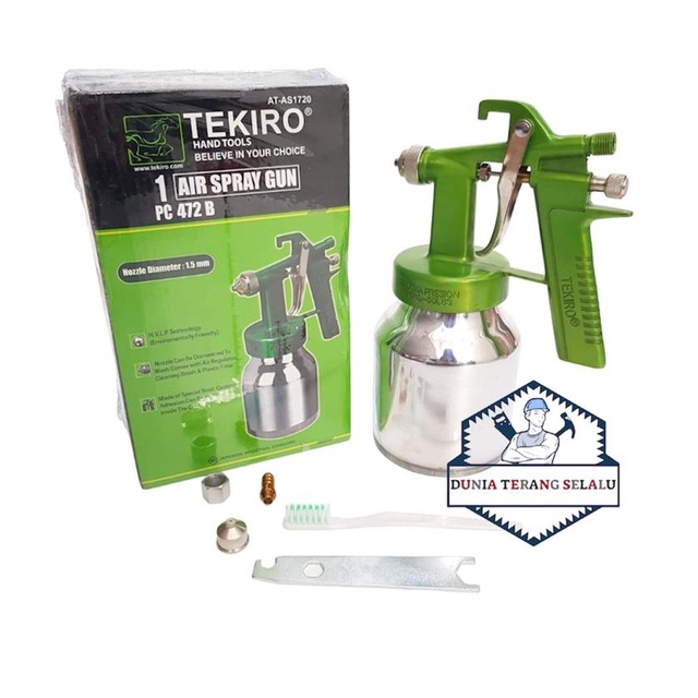 Air Spray Gun TEKIRO 472 B Tabung Bawah 750 ml - Semprotan Cat Tabung Bawah 472B - Spray Gun TKR  - Sped Dico Spet Cat Ducco TEKIRO AT-AS1720