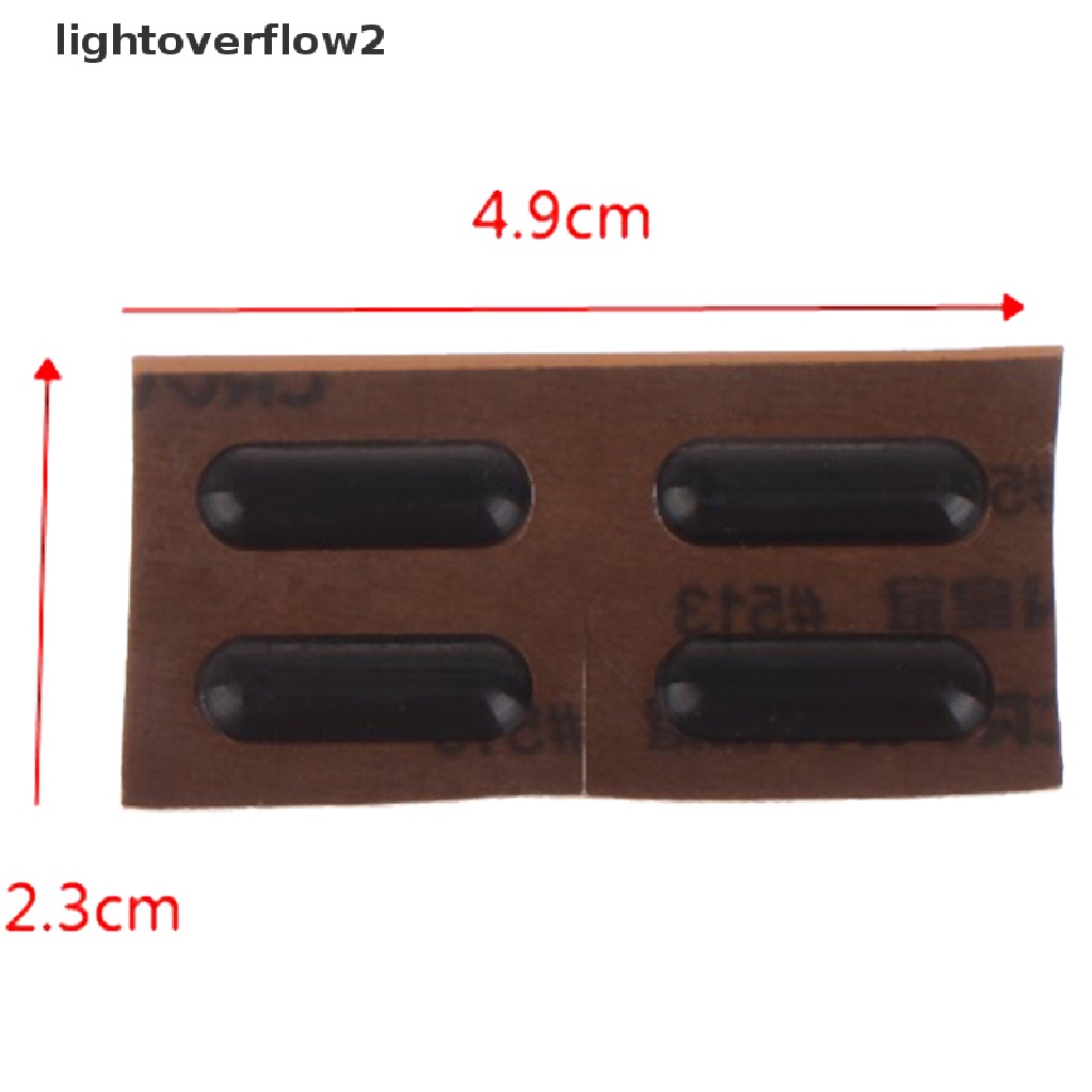 (lightoverflow2) 4pcs / Set Pad Kaki Laptop HP 9470m 9480m Bahan Karet