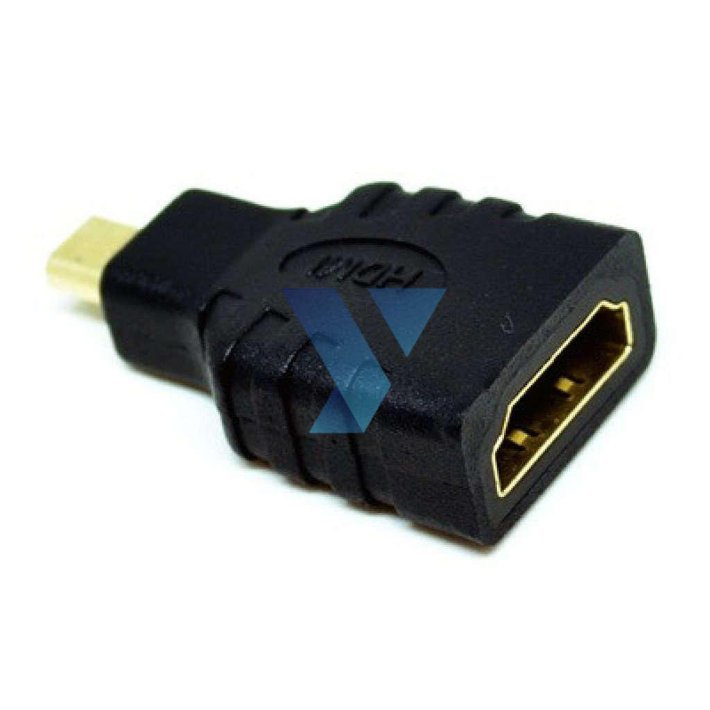 Micro HDMI Male to HDMI Female Adapter (Gold Plated) ( Al-Yusi )