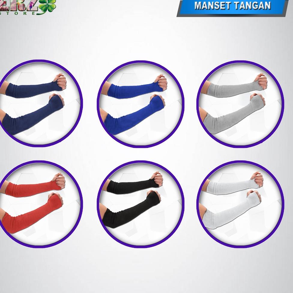 Arm Sleeve Manset Deker Tangan Panjang Pria Olahraga Bersepeda Basket Voli Futsal [URY.18Oc22ᴵ]