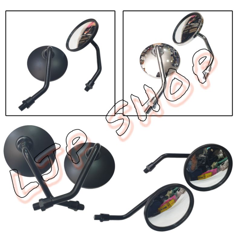 SPION VESPA BULAT MINI CLASSIC CROME BLACK SCOOPY FINO XEON MIO VARIO