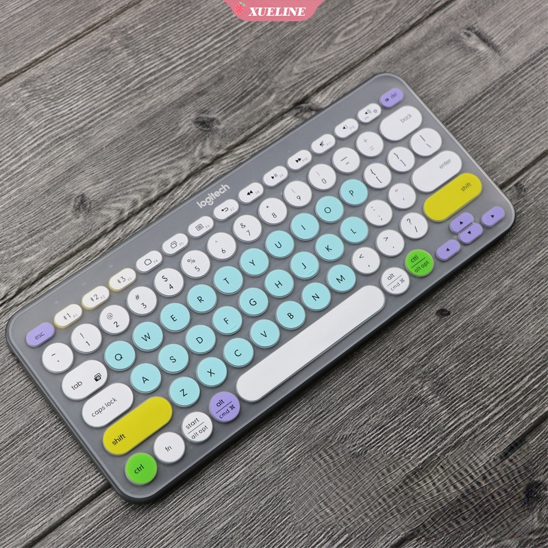 Cover Pelindung keyboard Bahan Silikon Slim Untuk Logitech K380 (ZXL)