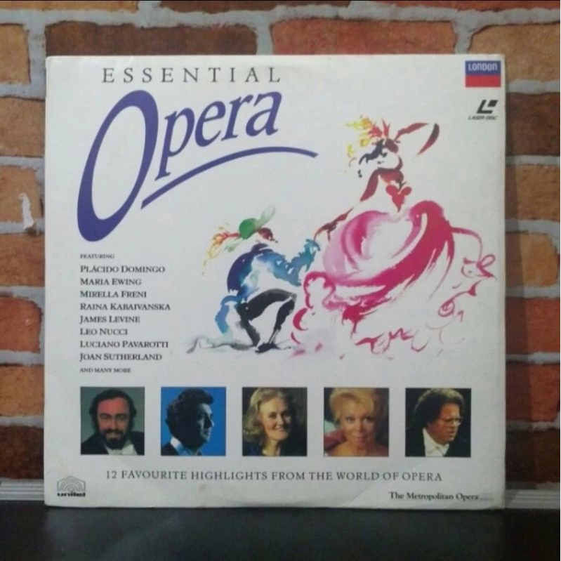 Kaset Laser disc Opera