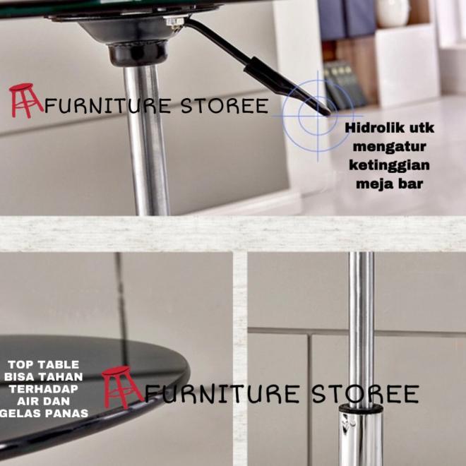 Meja Bar Meja Cafe Meja Barstool Meja Hidrolik Minibar Barstool