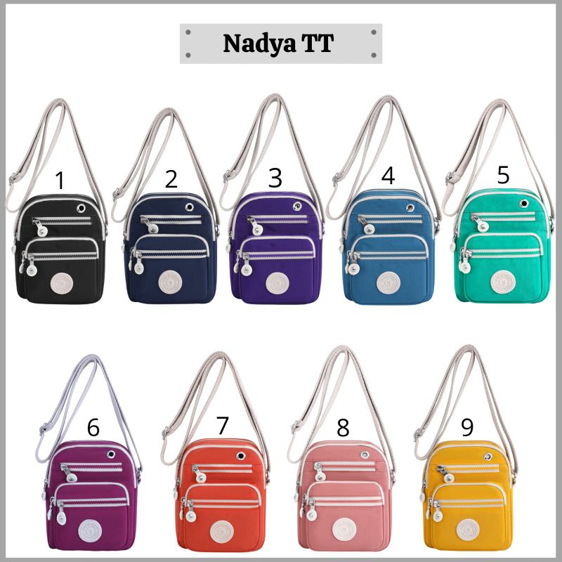 TAS SELEMPANG YUESITE NADYA POLOS DAN MOTIF SLINGBAG TERLARIS