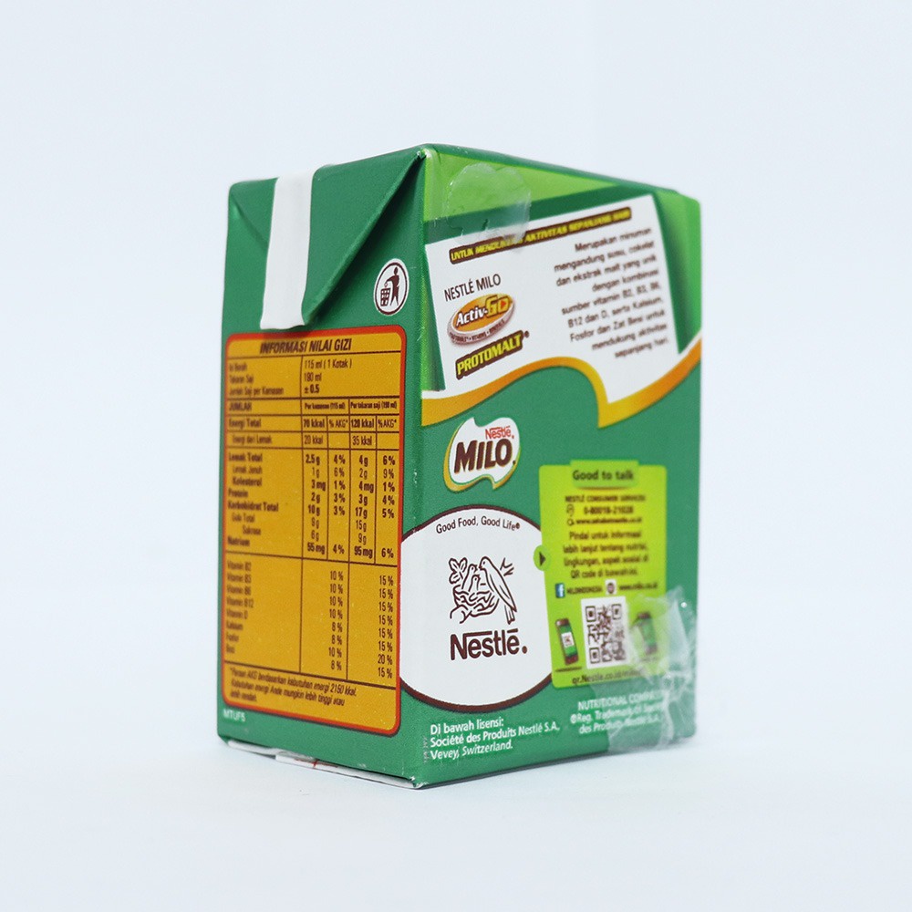 PCS - Milo Susu Kotak Kecil 110ml