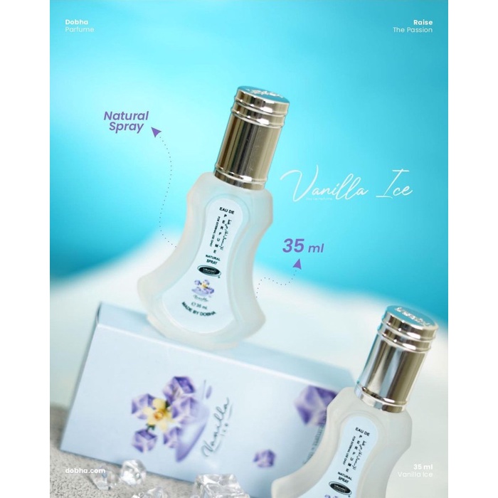 Parfum Minyak Wangi Dobha Spray Vanilla Ice 35ml Original