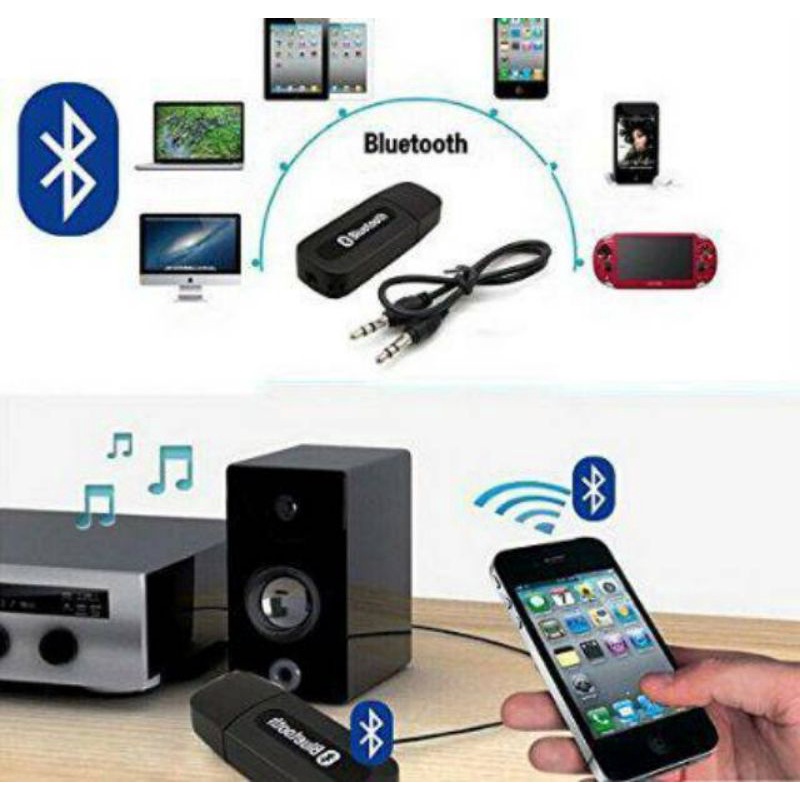 Bluetooth audio/sambunggan audio salon speaker Bluetooth Music Receiver Dan Kabel Audio Jack 3.5mm