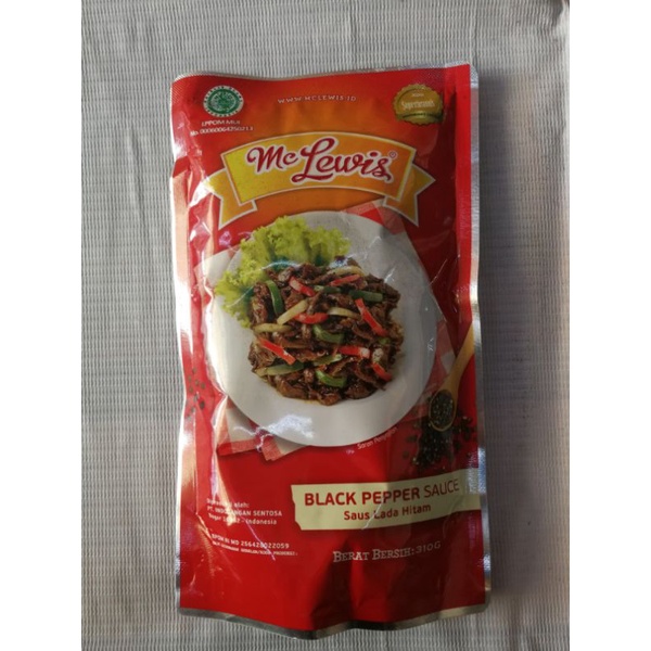 

Blackpepper Saus lada hitam Mc lewis 310gr