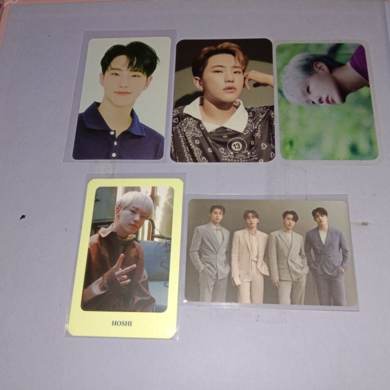 SEVENTEEN HOSHI PC TC MIX UNIT (WALLET CARD/DICON PHOTOBOOK 2022/DICON PHOTOBOOK 2018/OTR/INCOMPLETE