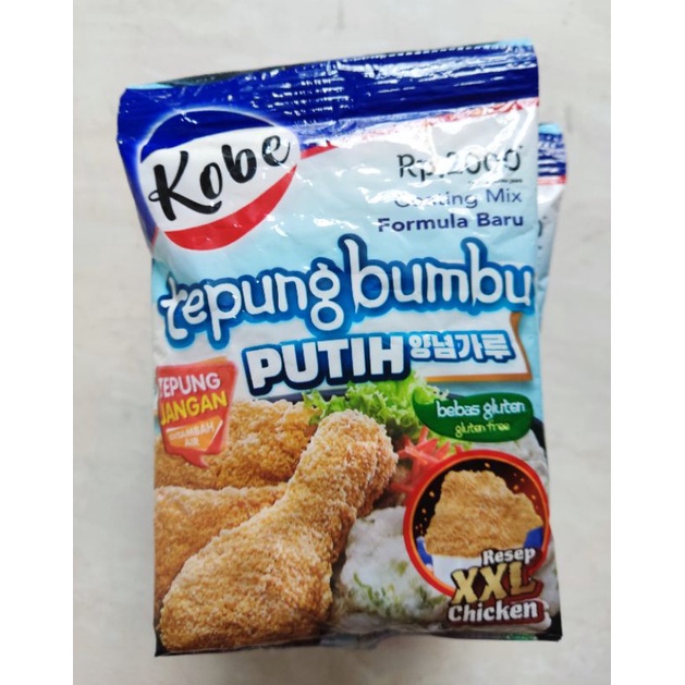 paket 3 sachet 3 varian tepung Kobe 70 gram 70gr