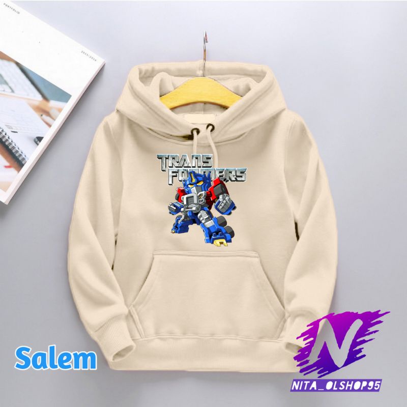 hoodie anak robot transformers hoodie optimus prime