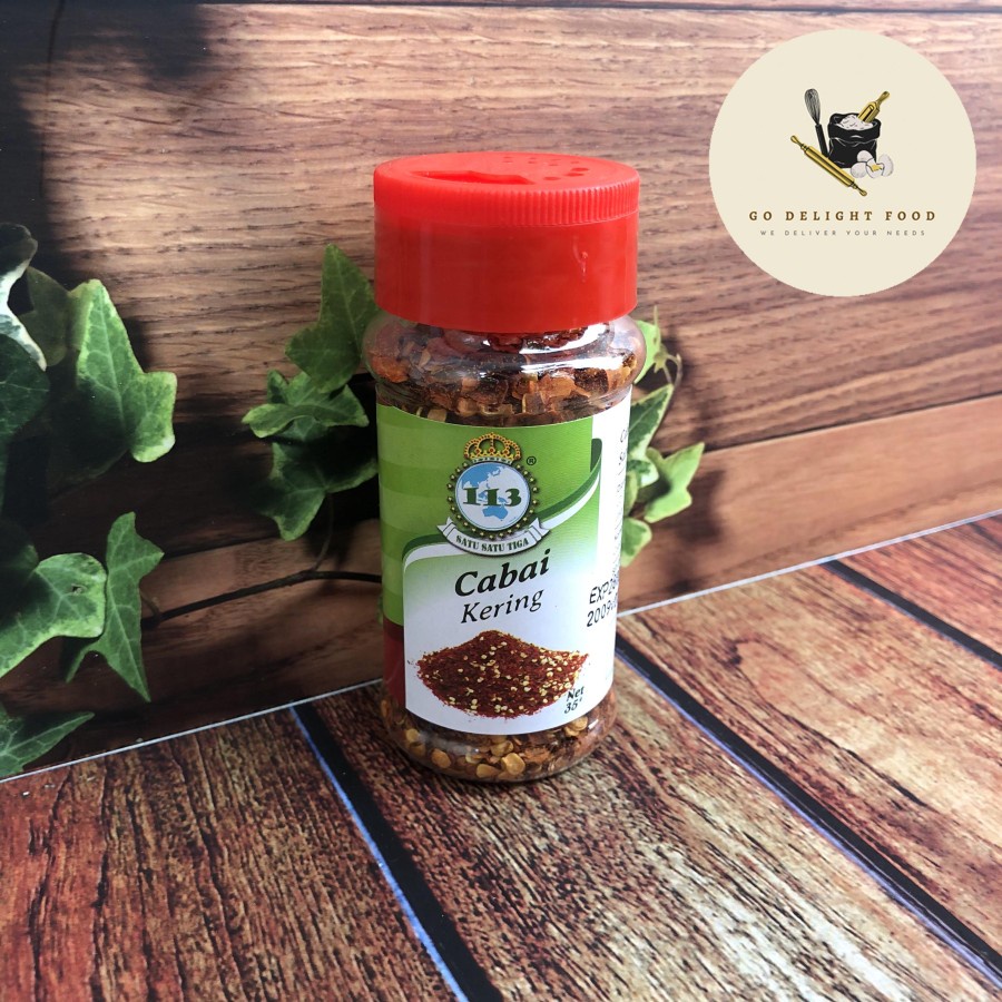 

Cabai Kering / Chilli Flake (Brand 113 - 35 Gram)