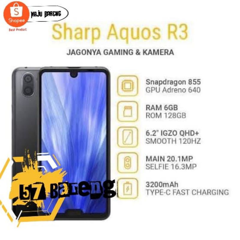 SHARP AQUOS R3 6GB/128GB SNAPDRAGON