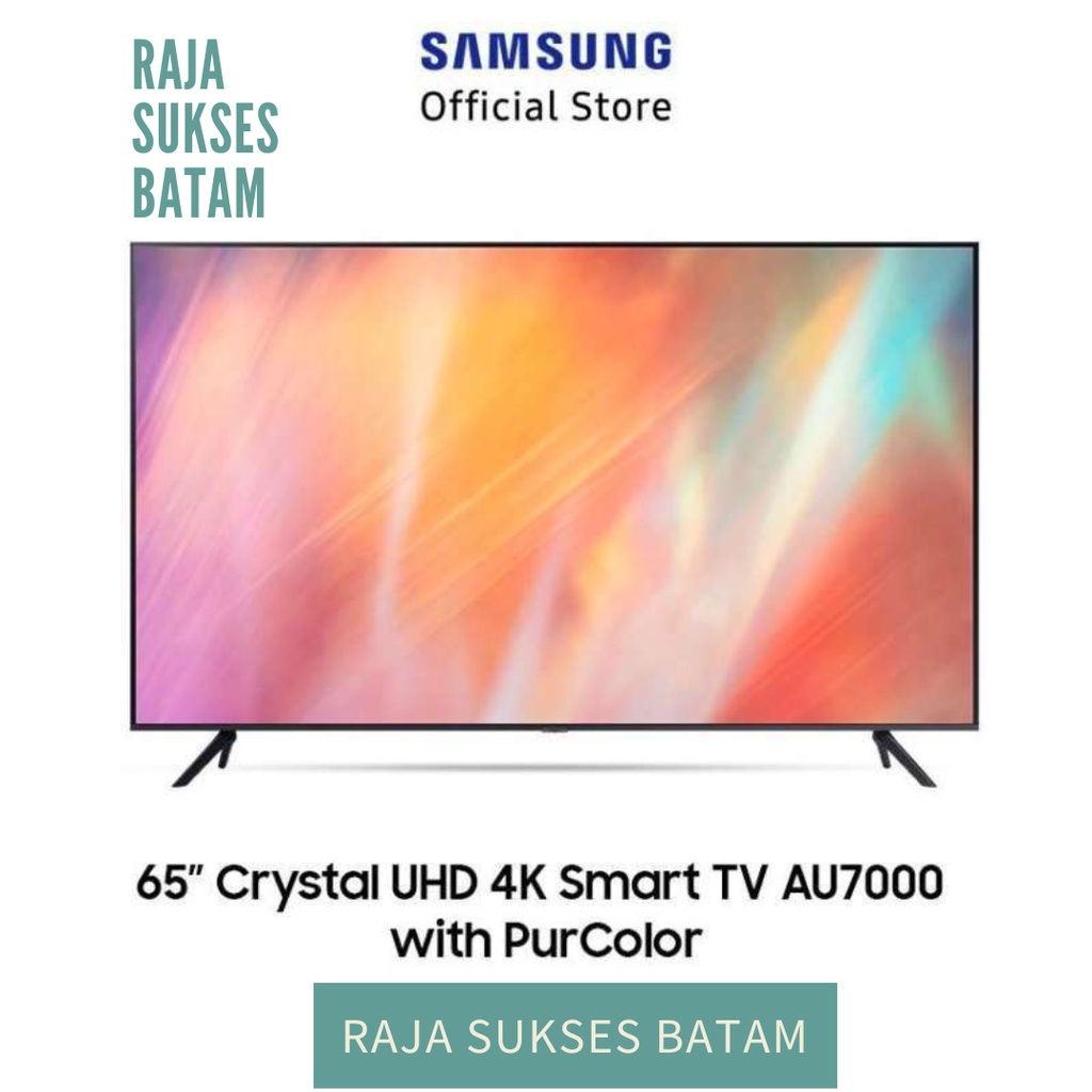 Samsung Smart TV 65 Inch Crystal 4K UHD 65AU7000 / UA65AU7000 - batam