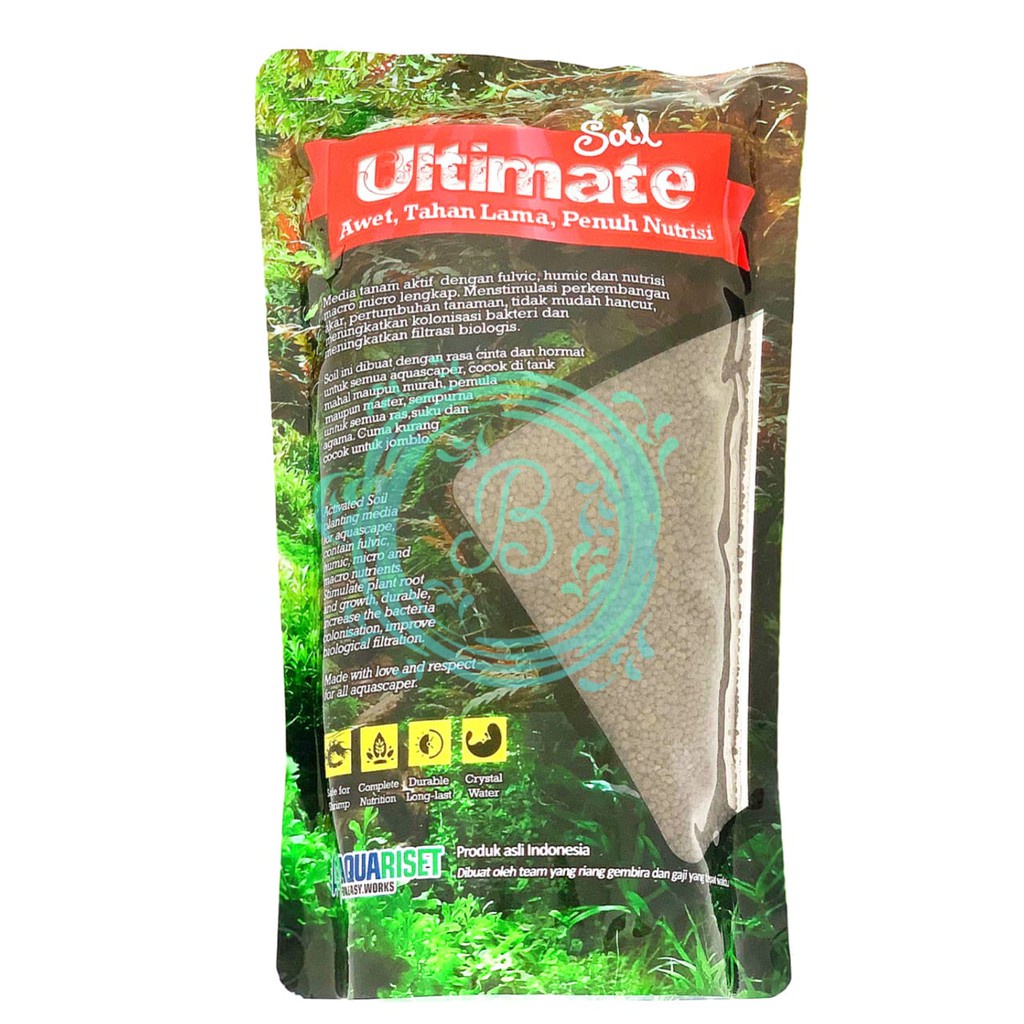 Ultimate Soil 1 kg 1kg Tanam Pupuk Substrate Aquarium Aquascape