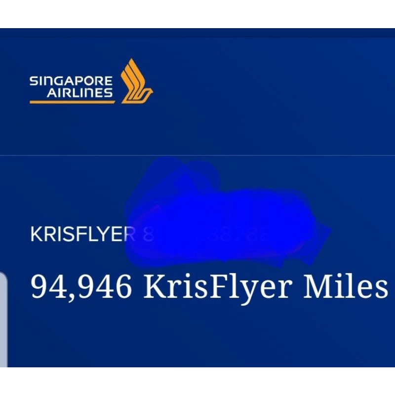 Jual krisflyer miles singapore airlines Shopee Indonesia