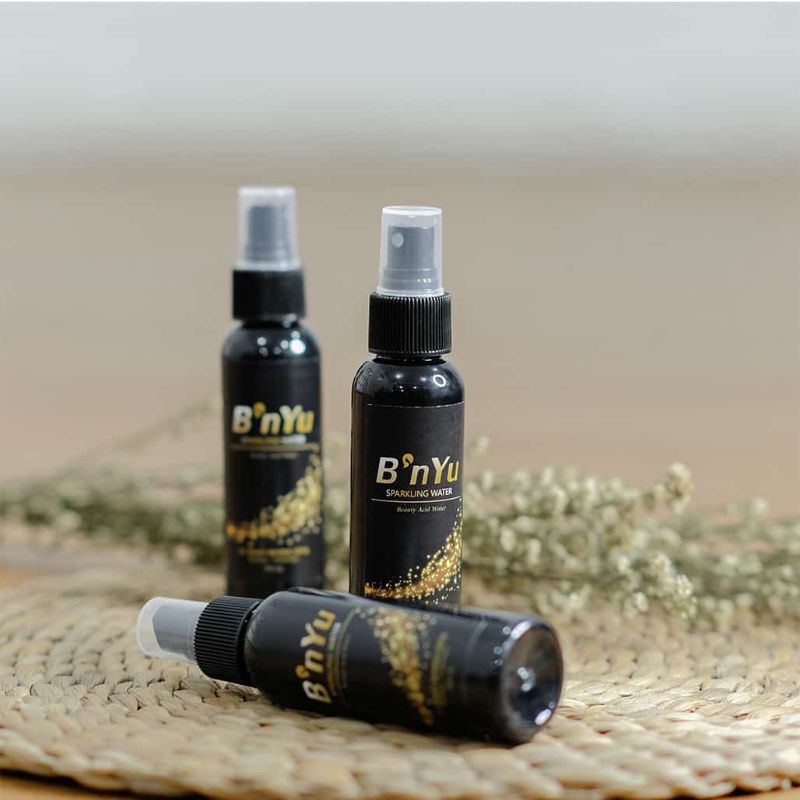 Terlaris BPOM B'NYU SPARKLING WATER HITAM ORIGINAL 100 ML