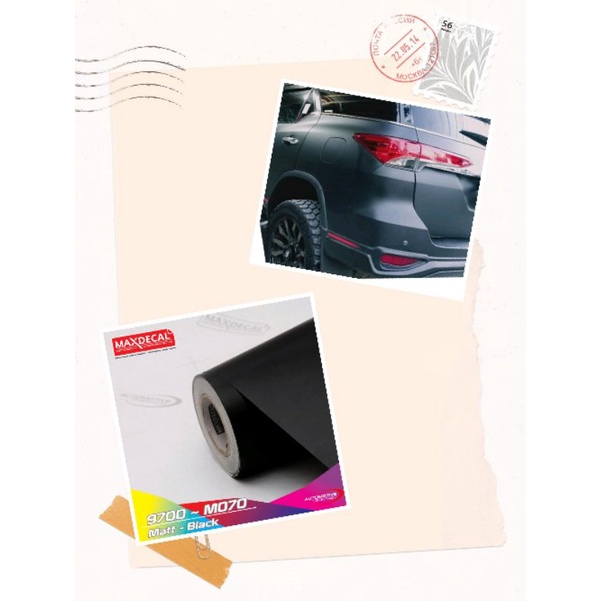 scotlet maxdecal matt-black lebar 152 cm
