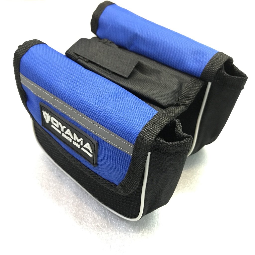 Tas Frame Kerangka Sepeda Kiri Kanan OYAMA Black Blue not Topeak Rockbros