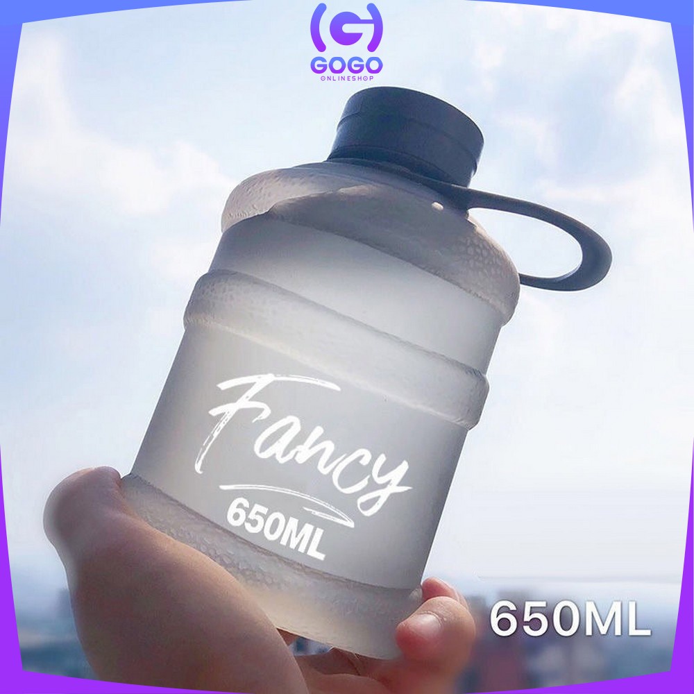 GOGO-C307 Botol Minum Bentuk Galon 650ml / Galon Mini Anak / Botol Air Minum Plastik Unik BPA FREE / Kids Water Bottle