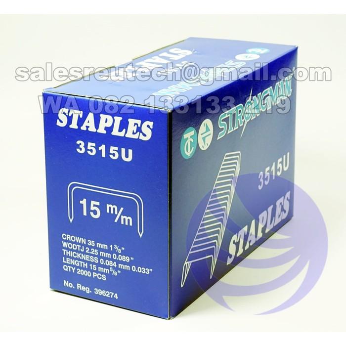 

Isi Staples Karton Strongman 3515 ( 1 karton = isi 12 box biru )