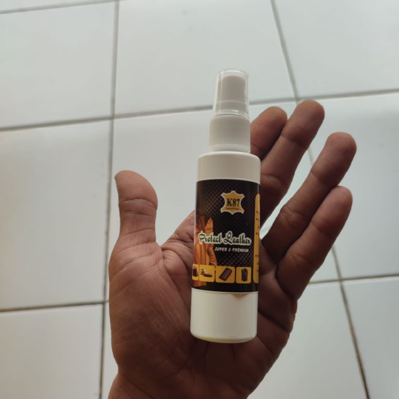 protek leather k87 cair pembersih pelembut perawatan tas sepatu jaket sopa topi jok dari bahan kulit asli/sintetis 5 liter/5000 gram/5kg protect kulit asli domba sapi pria wanita