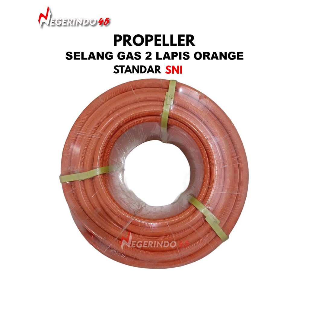 SELANG GAS LPG HIGH PRESSURE 3 LAPIS TEBAL 3.5MM  3/8&quot; SNI