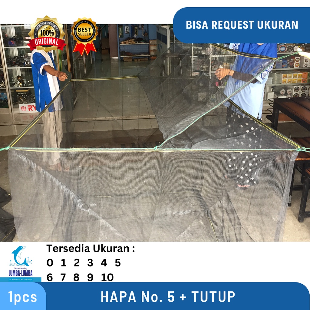 Hapa Waring Paus / Keramba Ikan / Tempat Penyimpanan Ikan