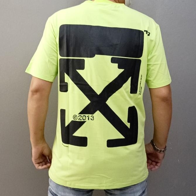 KAOS OFF WHITE FASHION PRIA DISTRO ORIGINAL IMPORT PREMIUM TSHIRT 96 NY86464TG