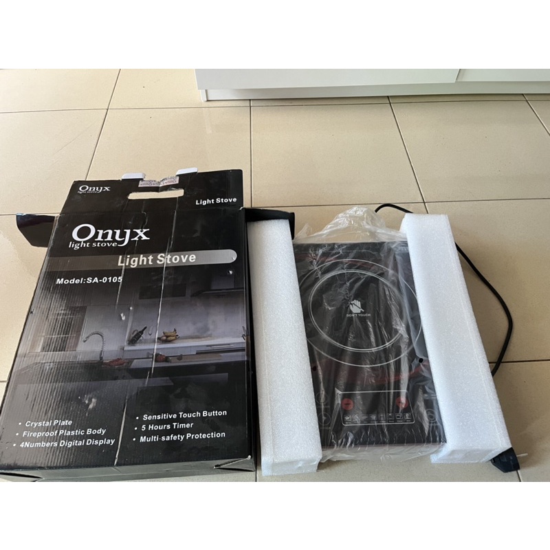 NEW Kompor Listrik Onyx Light Stove Model SA:0105 NEW