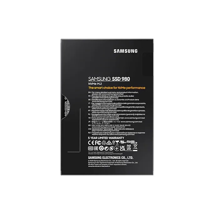 SAMSUNG SSD 980 500GB M.2 NVMe PCIe 3.0 V-NAND M2 500 GB