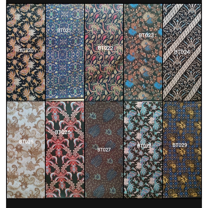 BT 017 kain batik terbaru jual meteran rollan harga per setengah meter  happychild