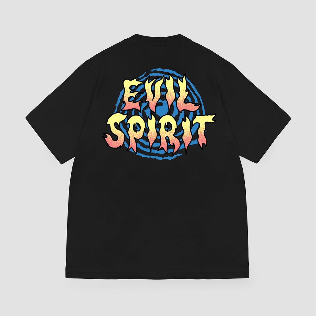 EVILSPIRIT KAOS OVERSIZE HEAVYWEIGHT 16S - CIRCLE BLACK UNISEX