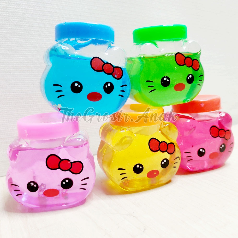 MURAH!!! Slime Hello Kitty BOTOL Stress Relief Toys