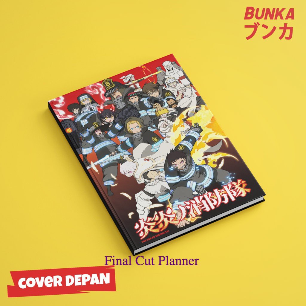 

Notebook Anime Fire Force E Hardcover A5 Buku Tulis Catatan Notes Agenda Planner Jurnal .