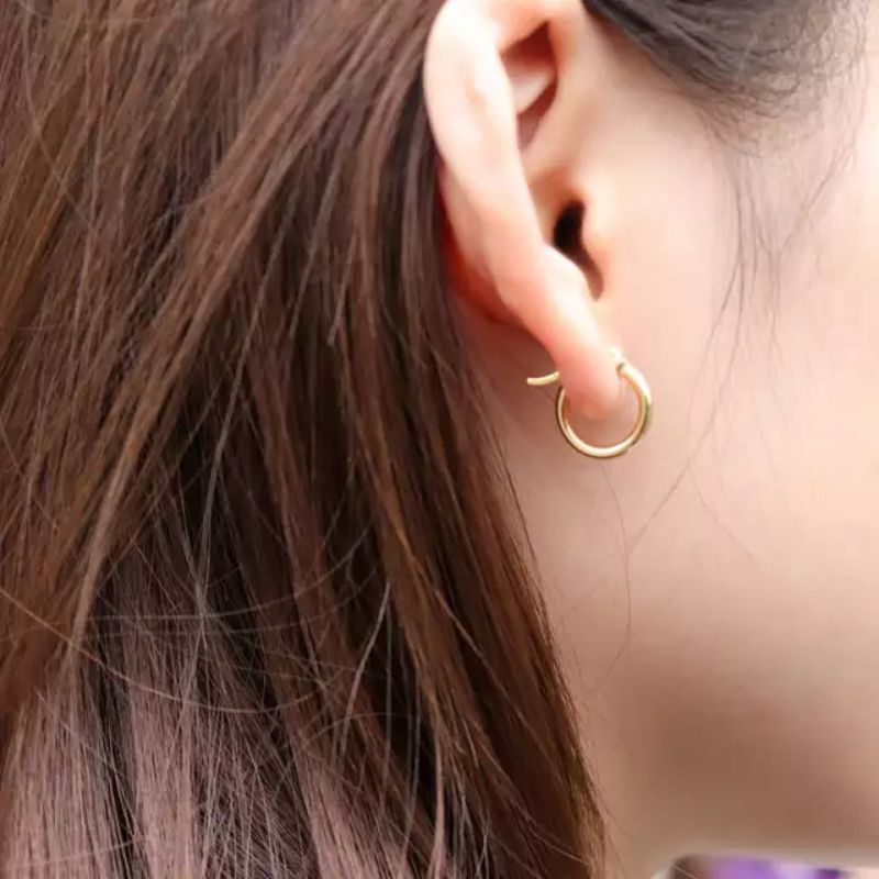 anting gypsi titanium promo Shopee perhiasan wanita