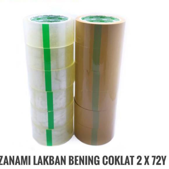 

Limited - LAKBAN BENING 2 45MM X 72Y YARD SAZANAMI TAPE OPP LAKBAN COKLAT ✔
