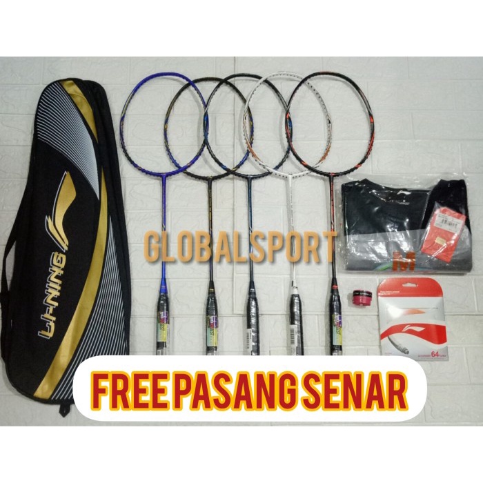 Raket Raket Badminton Lining Super Series 2020 Max Tansion 30 Lbs 100% Ori